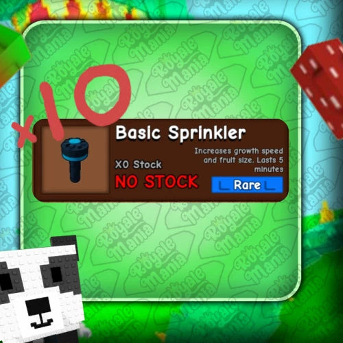 Basic Sprinklers